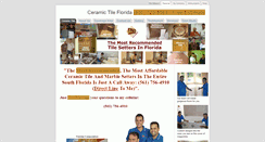 Desktop Screenshot of ceramictileflorida.com